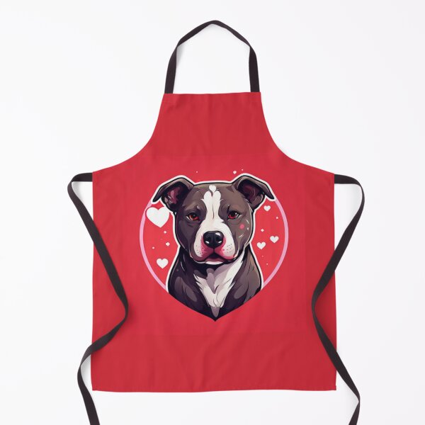 Item preview, Pitbull with hearts designed and sold by Planetporridge.