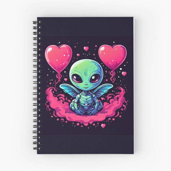 Item preview, Alien with hearts designed and sold by Planetporridge.