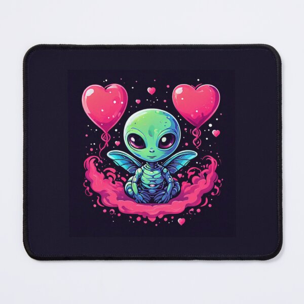 Item preview, Alien with hearts designed and sold by Planetporridge.
