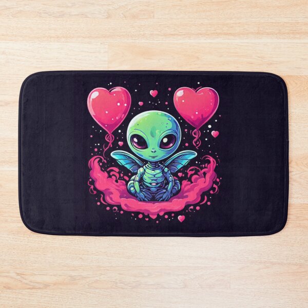 Item preview, Alien with hearts designed and sold by Planetporridge.