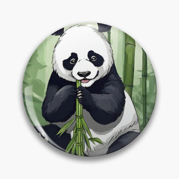Item preview, Panda Eating Bamboo designed and sold by Jeku.