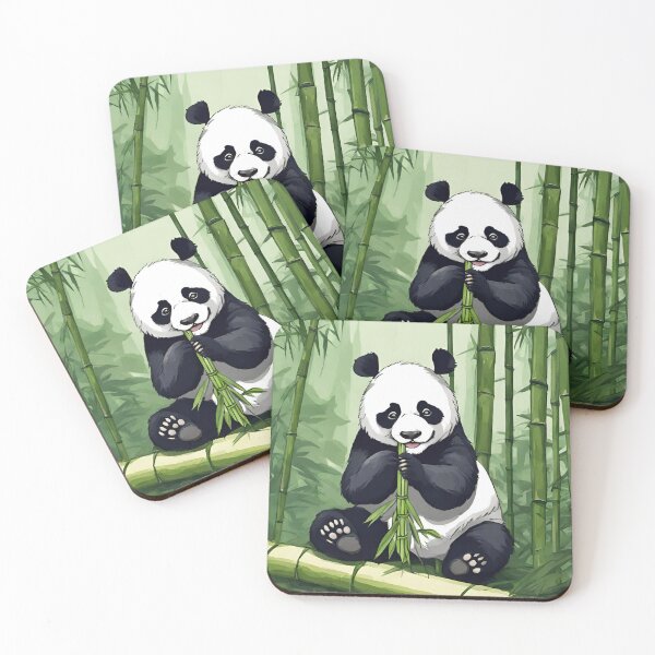 Item preview, Panda Eating Bamboo designed and sold by Jeku.