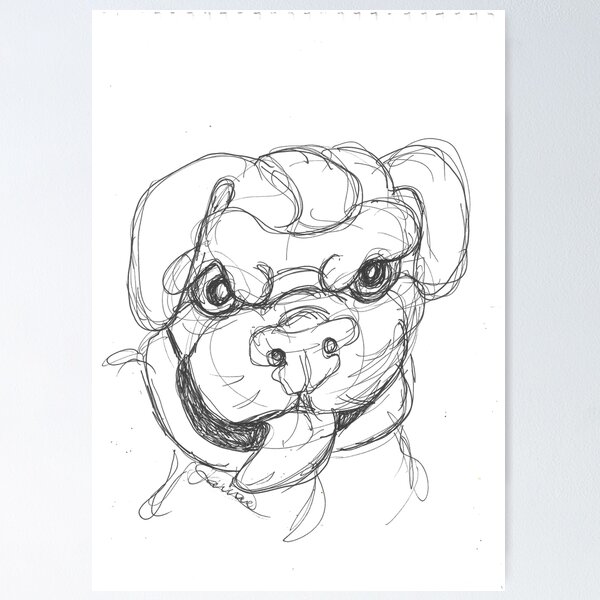 Item preview, Pugnacious Pug designed and sold by lauriedidi.