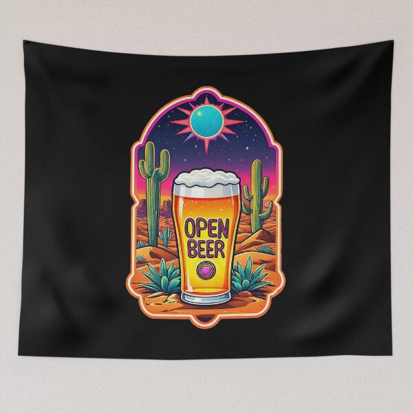 Item preview, Vintage Desert Open Beer Mug. designed and sold by Giulivo Store Graphic.