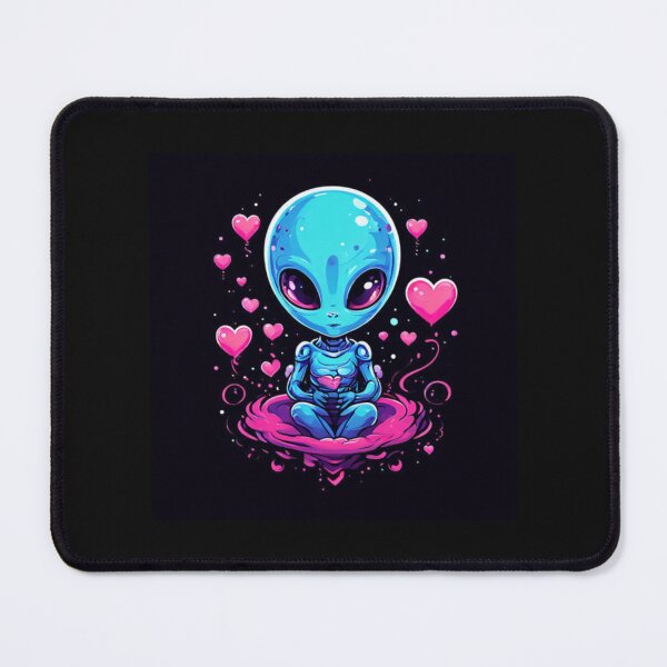 Item preview, Alien with hearts Art designed and sold by Planetporridge.