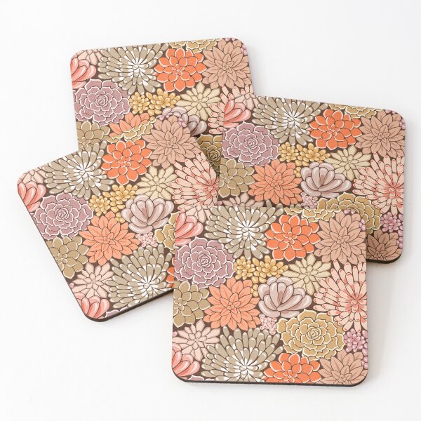 Item preview, Succulent Flower Bed Botanical - Vintage Hues designed and sold by TigaTiga.