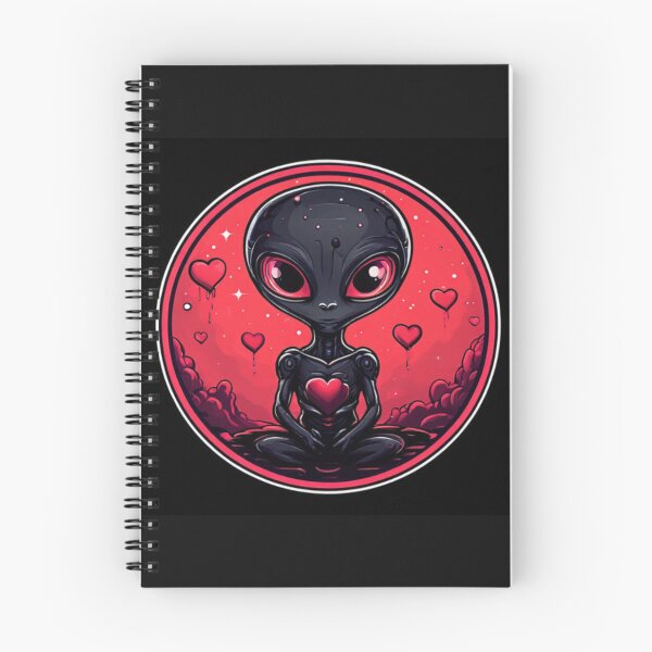 Item preview, Alien with hearts Design designed and sold by Planetporridge.
