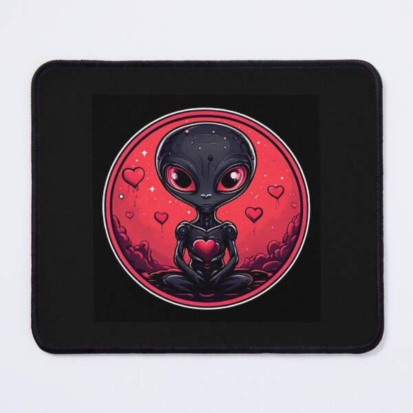 Item preview, Alien with hearts Design designed and sold by Planetporridge.