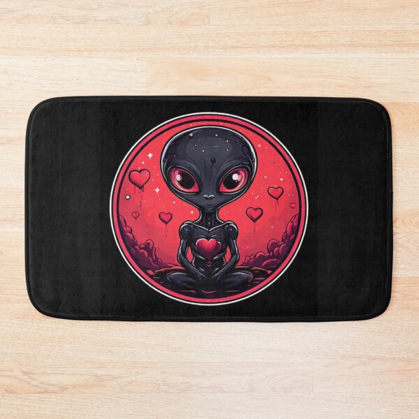 Item preview, Alien with hearts Design designed and sold by Planetporridge.