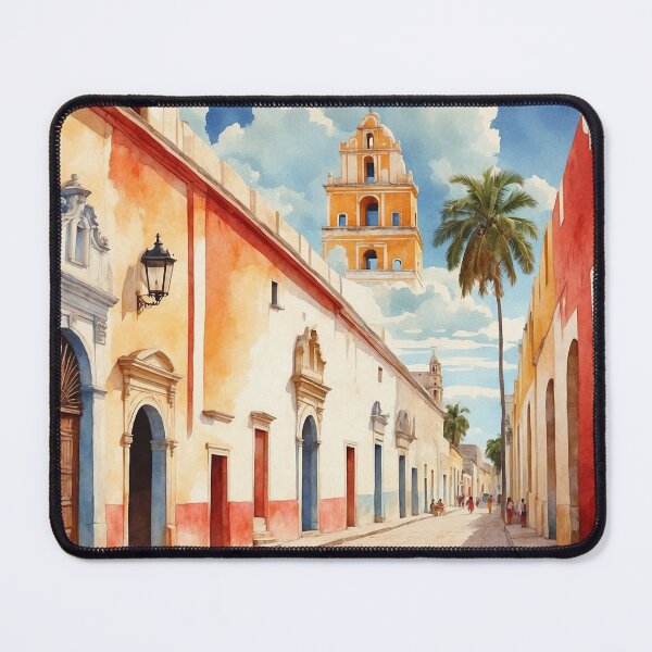 Item preview, Izamal Yucatan Mexico Vintage Travel Tourism designed and sold by TravelersGems.