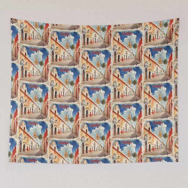 Item preview, Izamal Yucatan Mexico Vintage Travel Tourism designed and sold by TravelersGems.