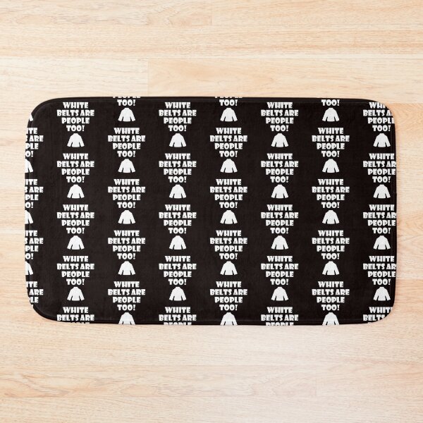 Item preview, WHITE BELTS designed and sold by AmazingBackDrop.