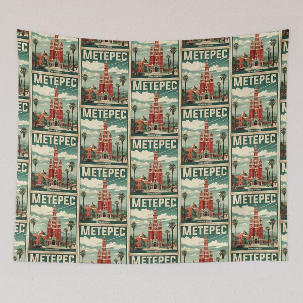 Item preview, Metepec Estado de Mexico Vintage Travel Tourism designed and sold by TravelersGems.