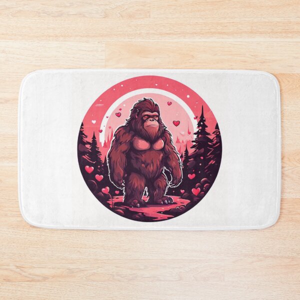 Item preview, Bigfoot With Hearts Art designed and sold by Planetporridge.