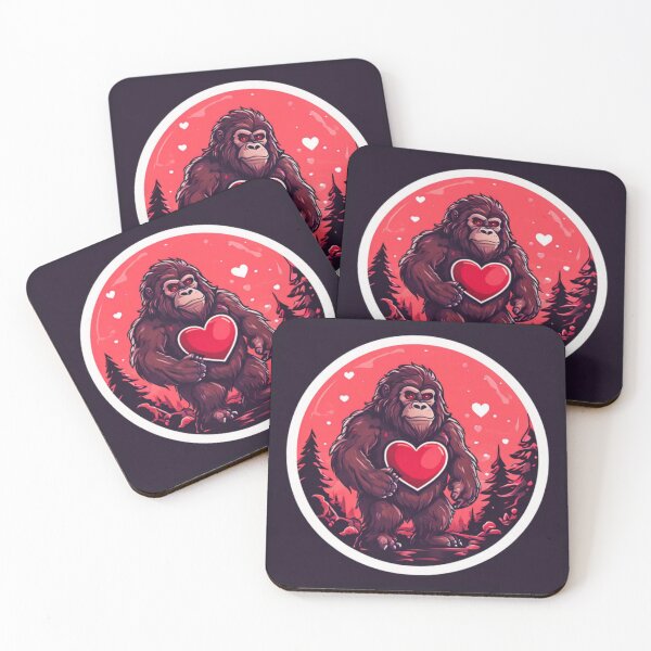 Item preview, Bigfoot With Hearts Design designed and sold by Planetporridge.