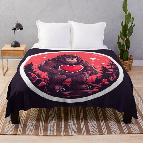 Item preview, Bigfoot With Hearts Design designed and sold by Planetporridge.