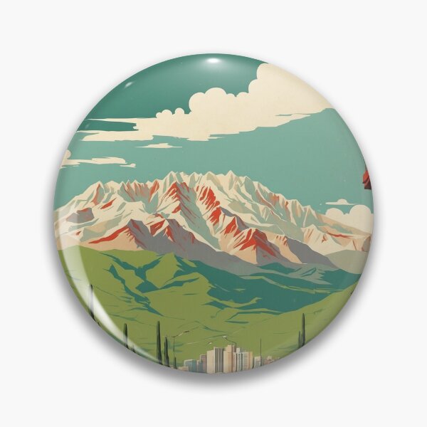 Item preview, Santiago Nuevo Leon Mexico Vintage Travel Tourism designed and sold by TravelersGems.
