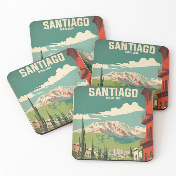 Item preview, Santiago Nuevo Leon Mexico Vintage Travel Tourism designed and sold by TravelersGems.