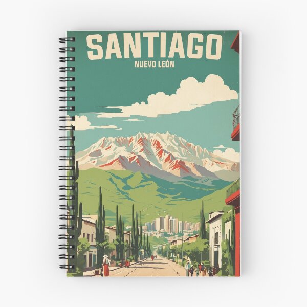 Item preview, Santiago Nuevo Leon Mexico Vintage Travel Tourism designed and sold by TravelersGems.