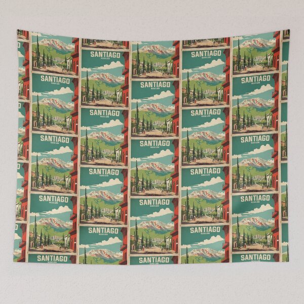 Item preview, Santiago Nuevo Leon Mexico Vintage Travel Tourism designed and sold by TravelersGems.
