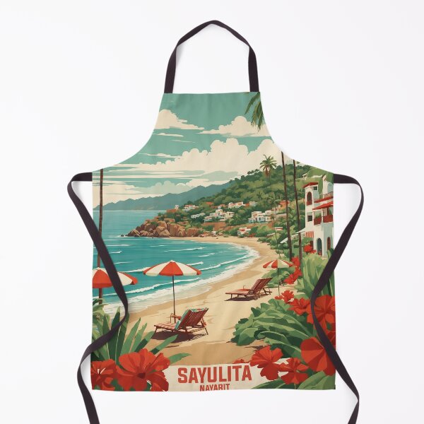 Item preview, Sayulita Nayarit Mexico Vintage Travel Tourism designed and sold by TravelersGems.
