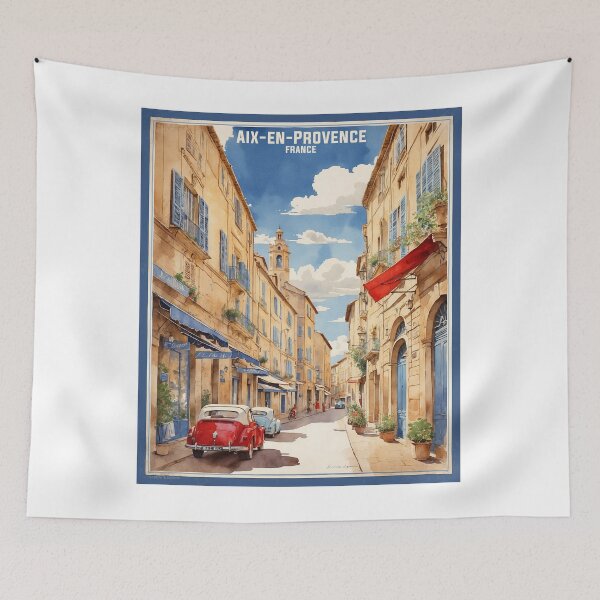 Item preview, Aix En Provence France Vintage Travel Tourism  designed and sold by TravelersGems.