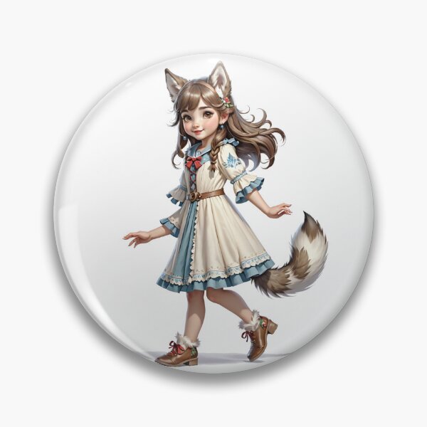 Item preview, Wolf Girl designed and sold by NerdscapeDC.