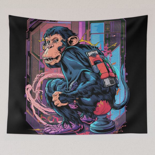 Item preview, Futuristic Ape: A Techno Primate Odyssey designed and sold by StellarValor.