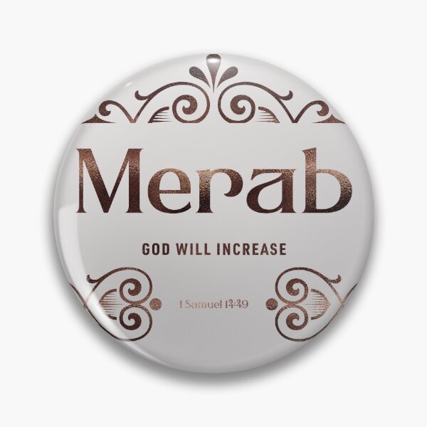 Item preview, Merab | 1 Samuel 14 49 | God Will Increase | Christian Name with Biblical Meaning For Girl | Christian Name Collection designed and sold by Blessed Be Your Name.