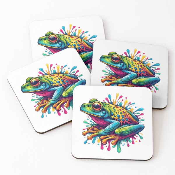 Item preview, A beautiful colorful frog designed and sold by Marcoshop10.