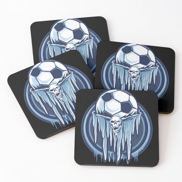 Item preview, "Team spirit: the football team with skull and ball" designed and sold by Art-Vortex-fr.