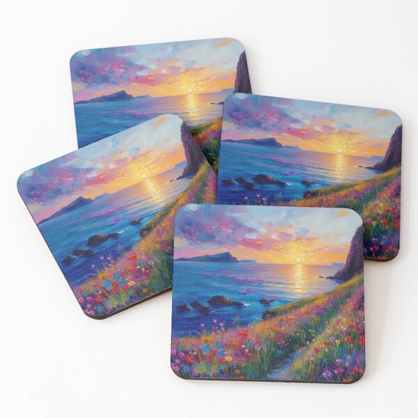 Item preview, Flowered Cliff 5 designed and sold by Dawn van Doorn.