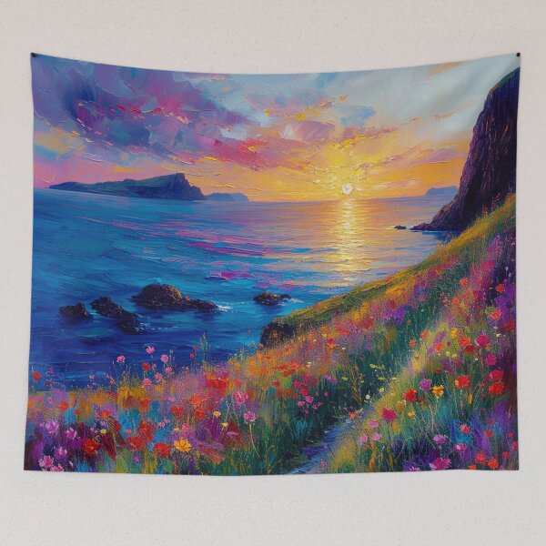 Item preview, Flowered Cliff 5 designed and sold by Dawn van Doorn.