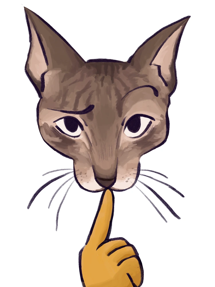 Thumbnail 7 of 7, Oversized T-Shirt, Mewing cat designed and sold by Rover-Rotten.