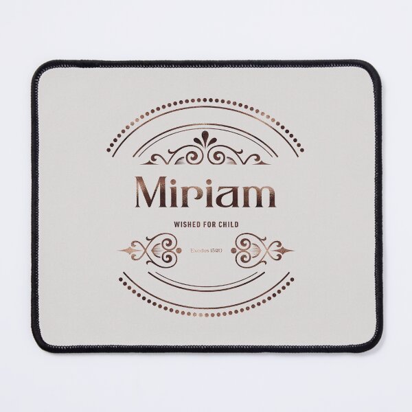 Item preview, Miriam | Exodus 15 20 | Wished For Child | Christian Name with Biblical Meaning For Girl | Christian Name Collection designed and sold by Blessed Be Your Name.