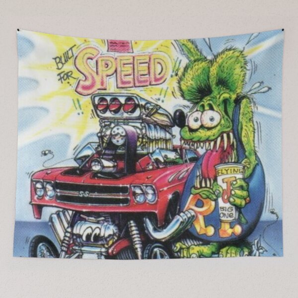 Item preview, Rat Fink 128 Oversized print designed and sold by Mr-Copyright.