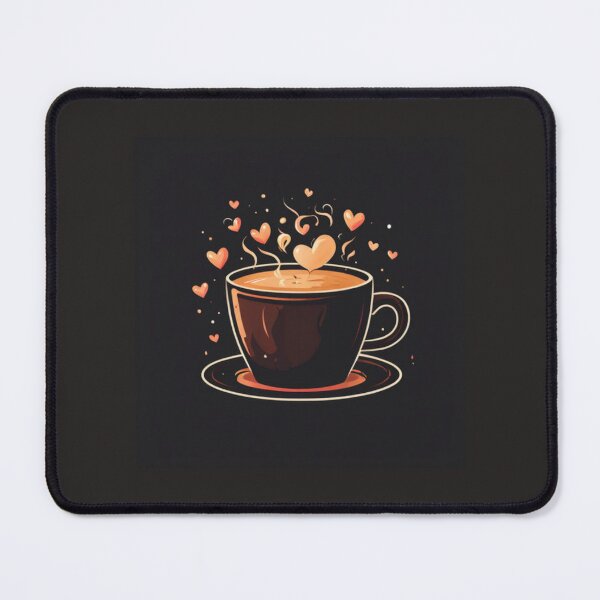 Item preview, Coffee With Hearts Art designed and sold by Planetporridge.