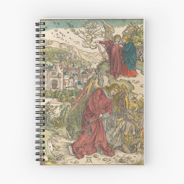 Item preview, The Angel with the Key of the Bottomless Pit (1498) - Albrecht Durer designed and sold by SALON DES ARTS.