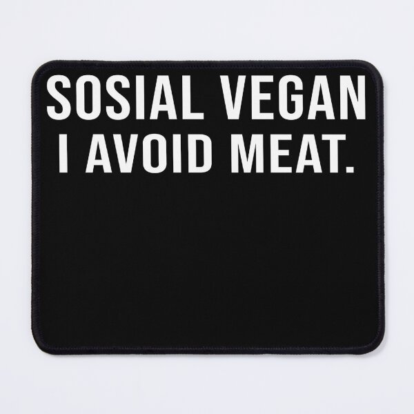 Item preview, Social vegan. I avoid meet designed and sold by Perffect.
