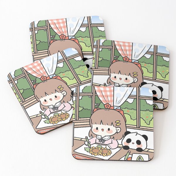 Item preview, Panda and Kid Kawaii Cute Cartoon designed and sold by momosstyle.