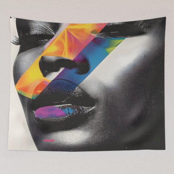 Item preview, Neo-Noir Mirage: Diamond Lips designed and sold by AI-Only Creations.