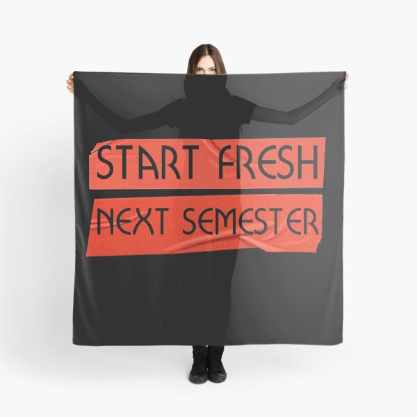 Item preview, Start fresh next semester designed and sold by QlickDesign.