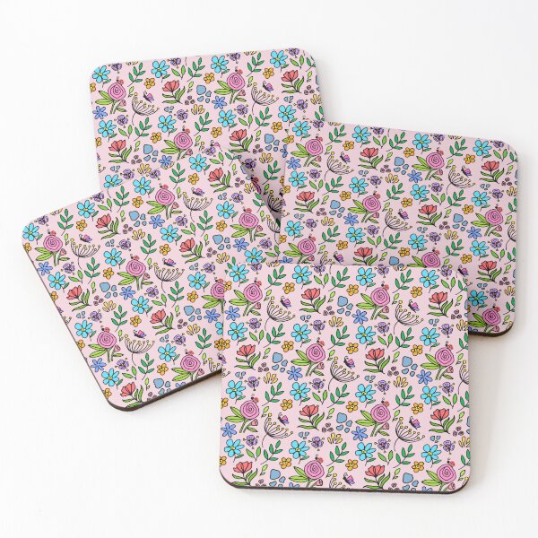 Item preview, Floral Garden Mural pattern (6th copy) designed and sold by Charmy Design.