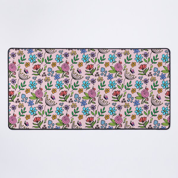 Item preview, Floral Garden Mural pattern (6th copy) designed and sold by Charmy Design.