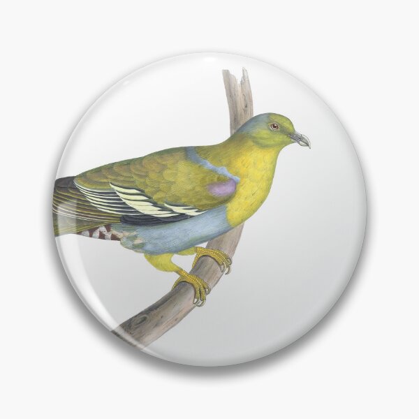 Item preview, Yellow Dove Vintage Color Lithograph designed and sold by ElegantTeaTime.