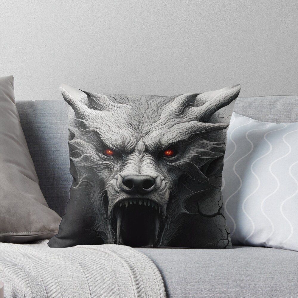 Item preview, Throw Pillow designed and sold by MatrixTattoo.