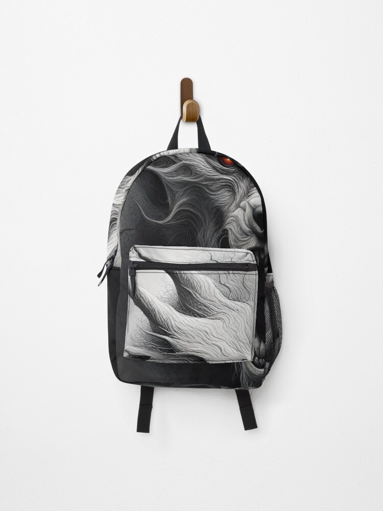 Thumbnail 1 of 3, Backpack, Snow Wolf  designed and sold by MatrixTattoo.