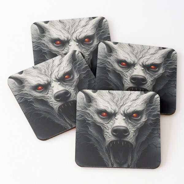 Item preview, Snow Wolf Demon designed and sold by MatrixTattoo.