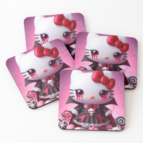 Artikelvorschau, Gruselige Vampirkätzchen, Kawaii Gothic entworfen und verkauft von Spooky Witch Dream.