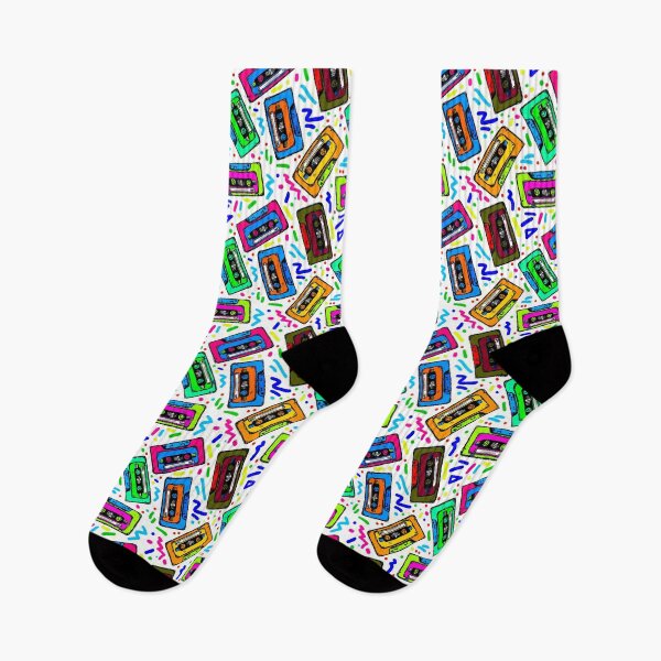Item preview, Tapes Cassettes Pattern 80s Retro TDK Memorex Taping Music designed and sold by silkdegreestees.